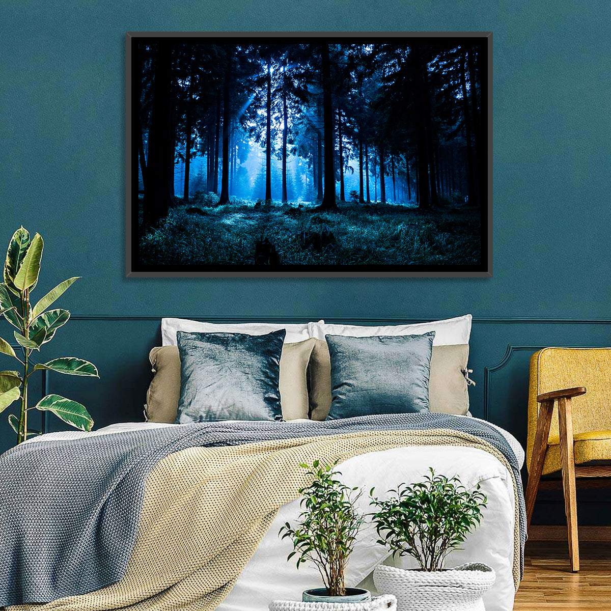 Thuringia Forest at Dusk Wall Art