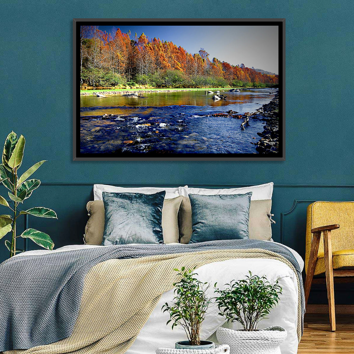 Beavers Bend State Park Wall Art in a room, landscape
