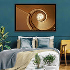 Worms-eye Spiral Staircase Wall Art