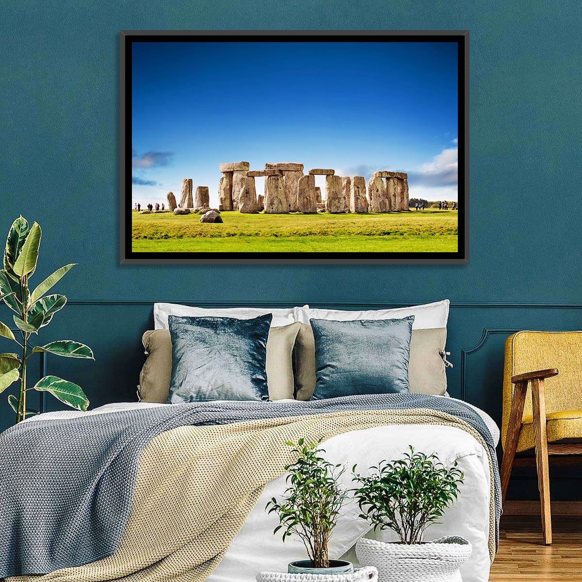 Stonehenge Under Blue Sky Wall Art