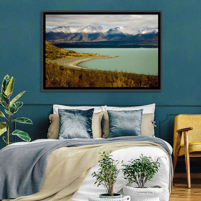 Lake Pukaki Autumn Shoreline Wall Art