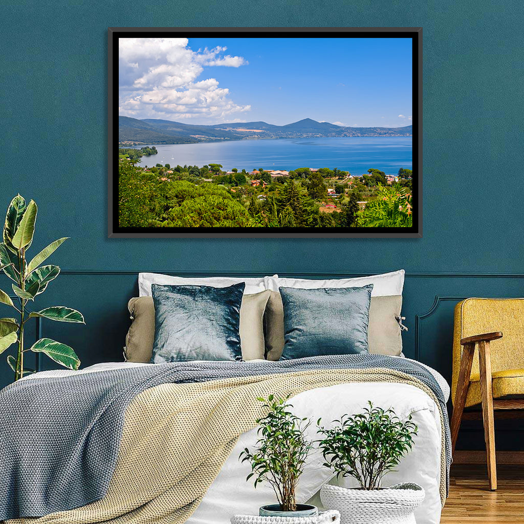 Lake Bracciano View Wall Art