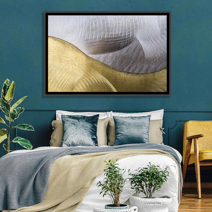Thin Line Metallic Abstract Wall Art
