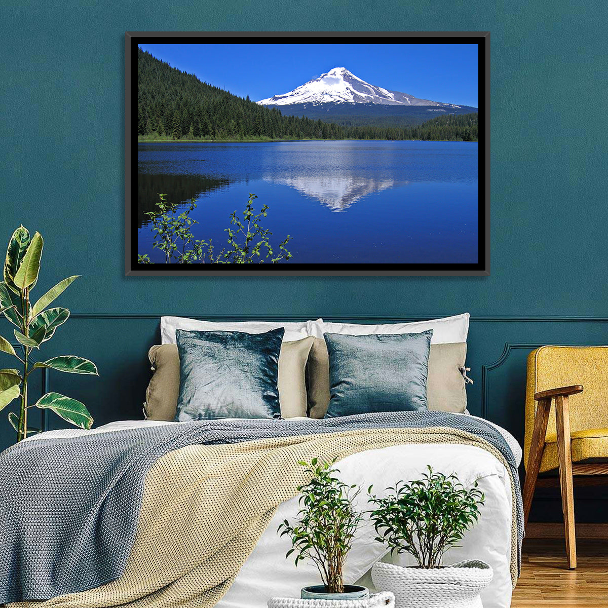 Mount Hood at Trillium Lake Wall Art