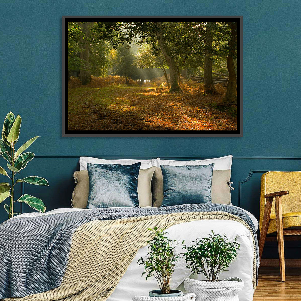 Autumn Forest Path, Hampshire Wall Art