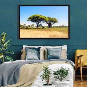 Acacia And Baobab Tree Wall Art