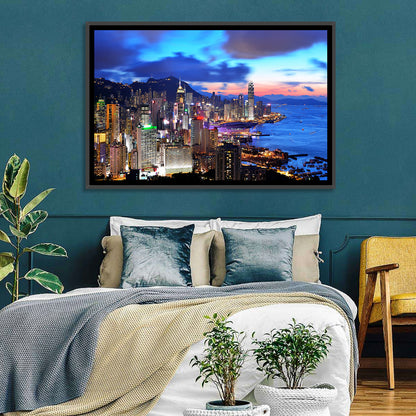 Victoria Harbour Skyline, Hong Kong Wall Art