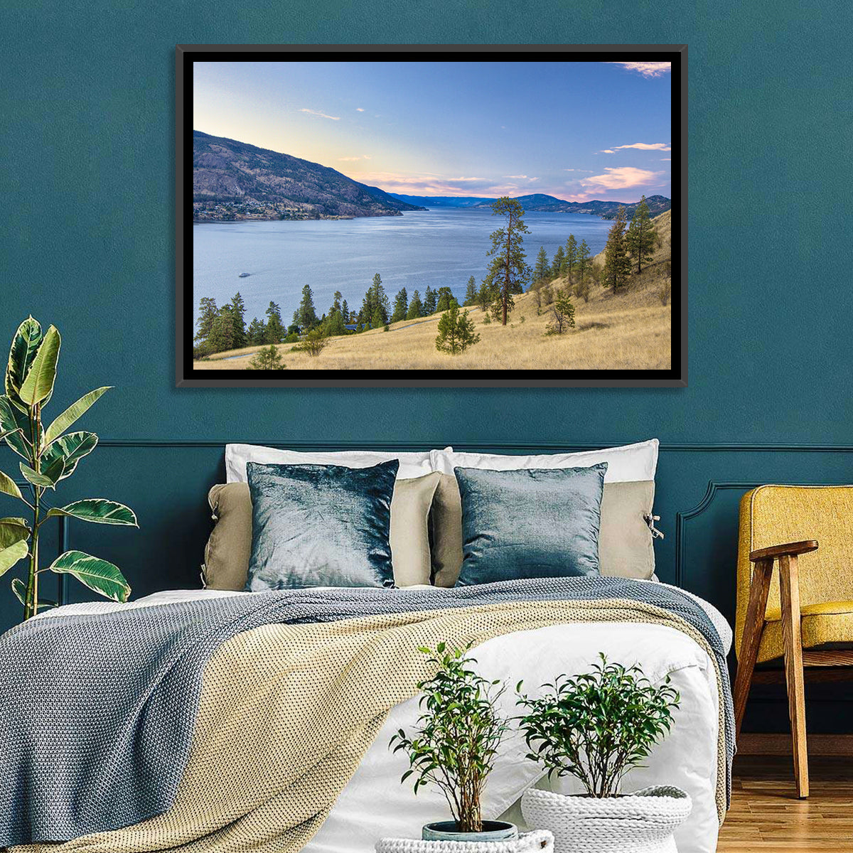Blue Lake Okanagan Wall Art