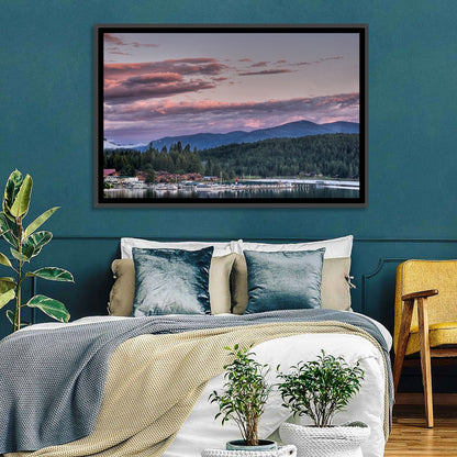 Lake Pend Oreille Twilight Reflection Wall Art
