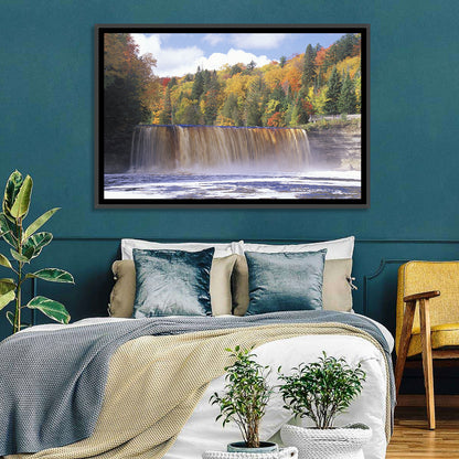 Tahquamenon Falls Autumn Waterfall Wall Art