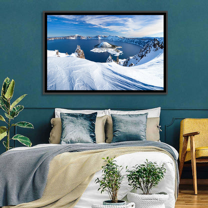 Crater Lake with Wizard Island Wall Art