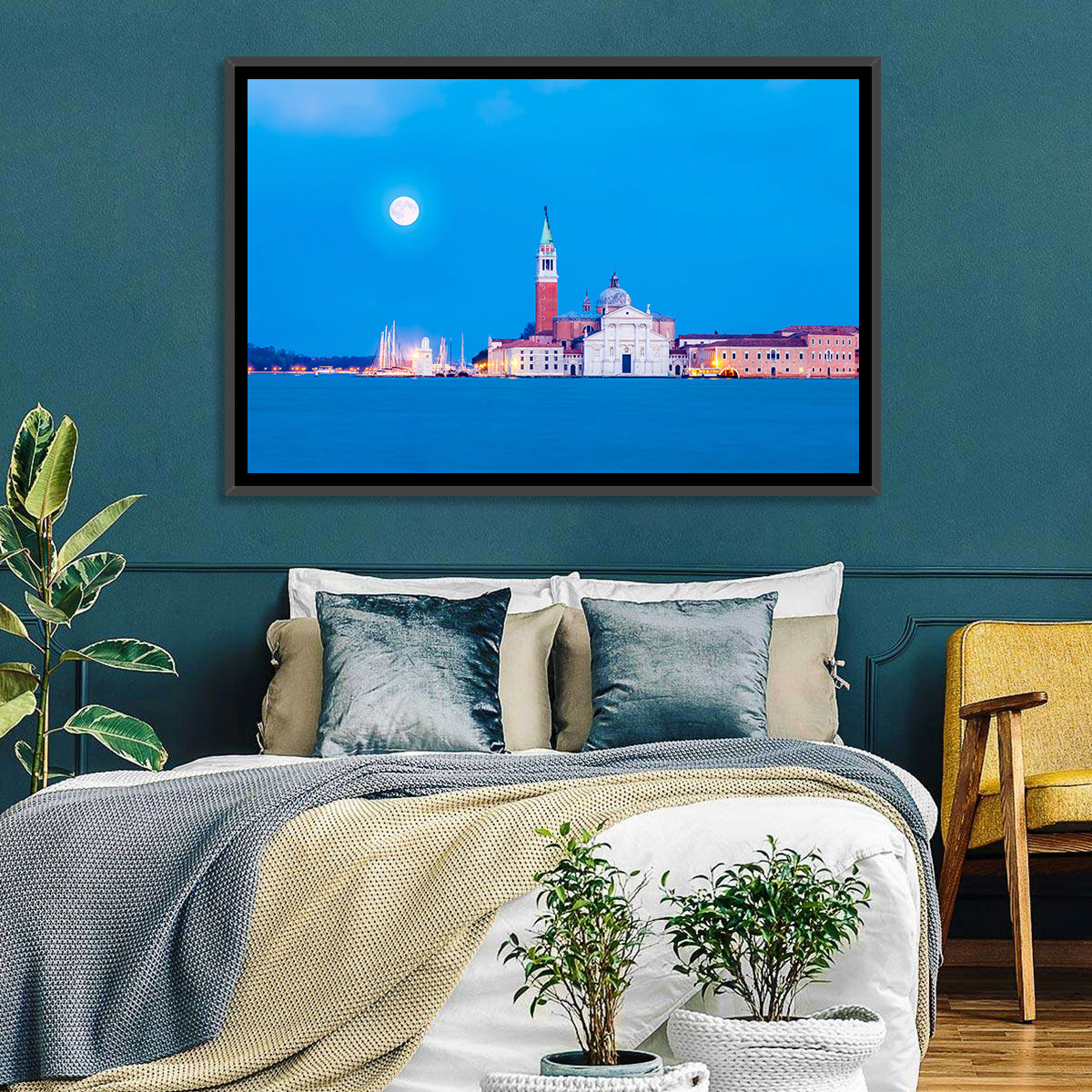 San Giorgio Maggiore Moonlight Wall Art