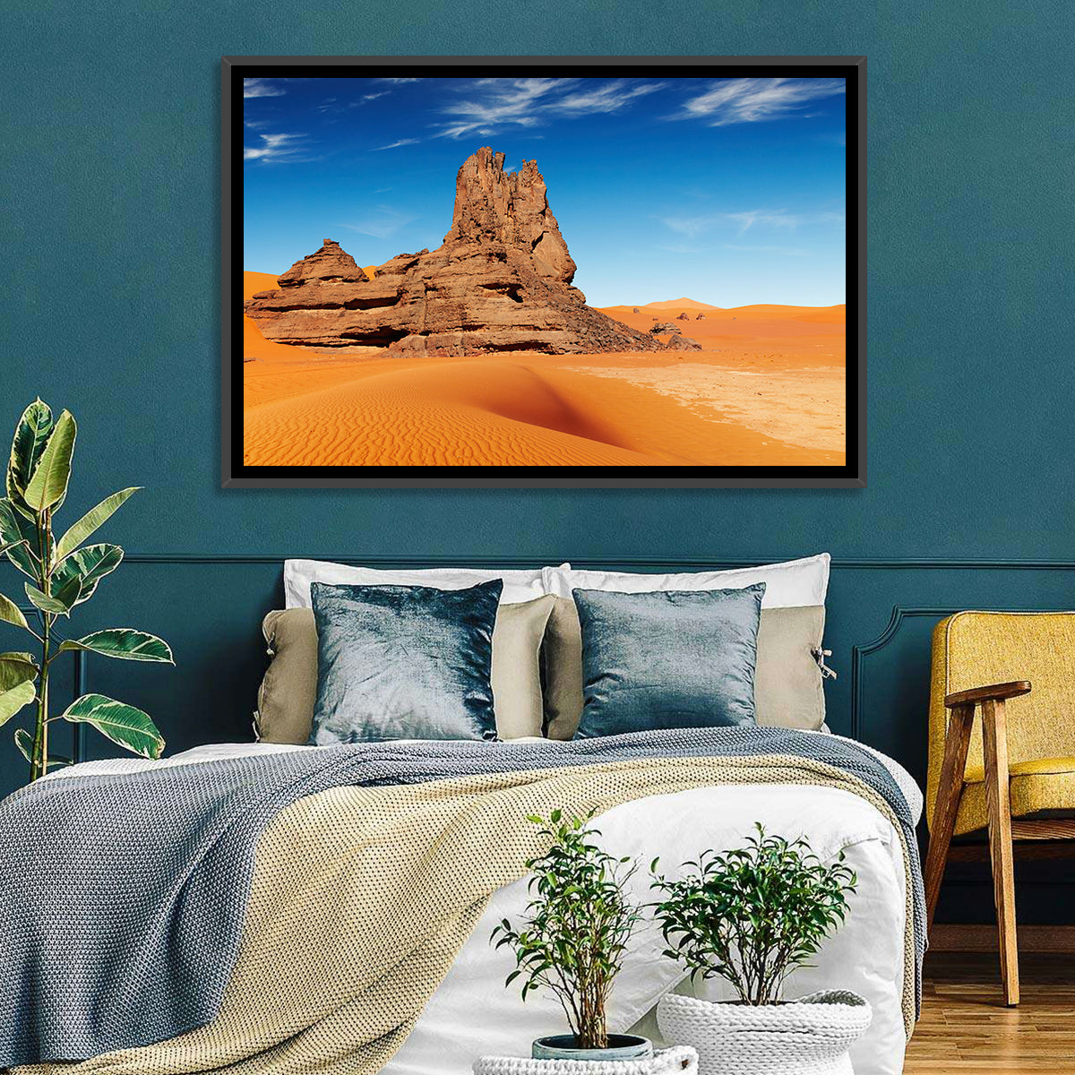 Sahara Rock Formation Landscape Wall Art