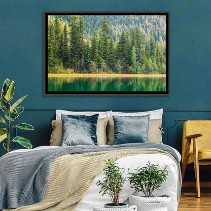 Tranquil Forest Lake Wall Art