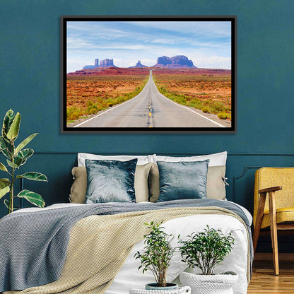 Highway 163 Into Monument Valley Wall Art
