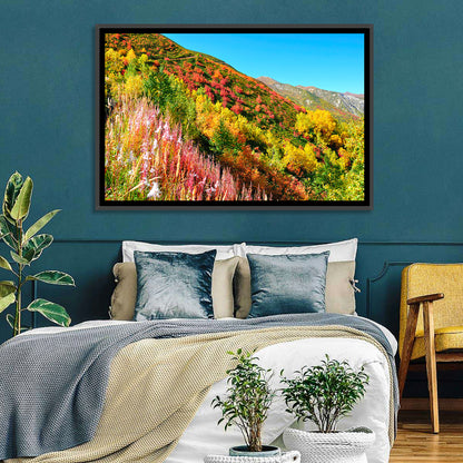 Svaneti Autumn Mountain Landscape Wall Art