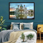 Karlskirche at Golden Hour Wall Art
