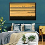 Bavarian Alps Morning Haze Wall Art