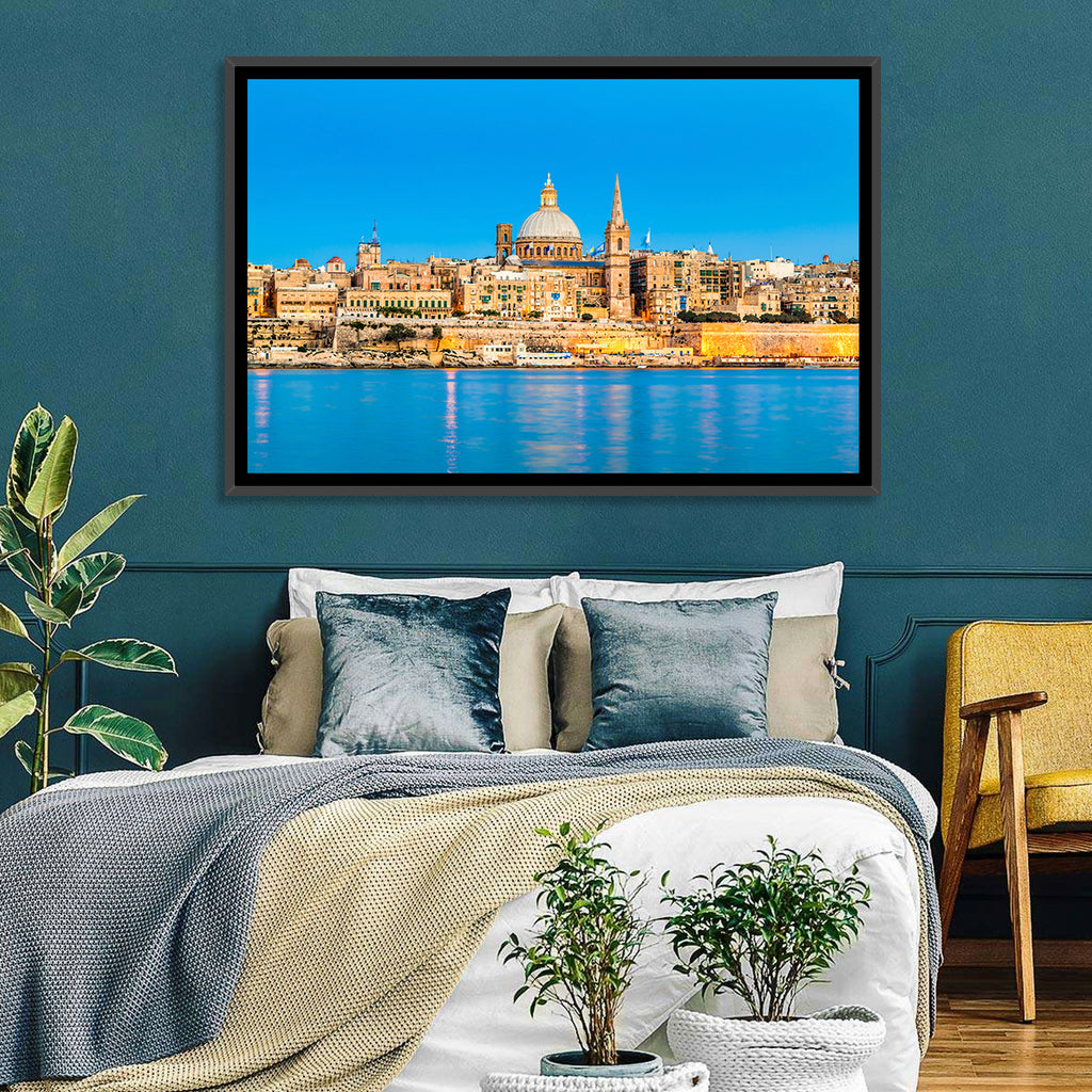 Valletta Waterfront Skyline Wall Art