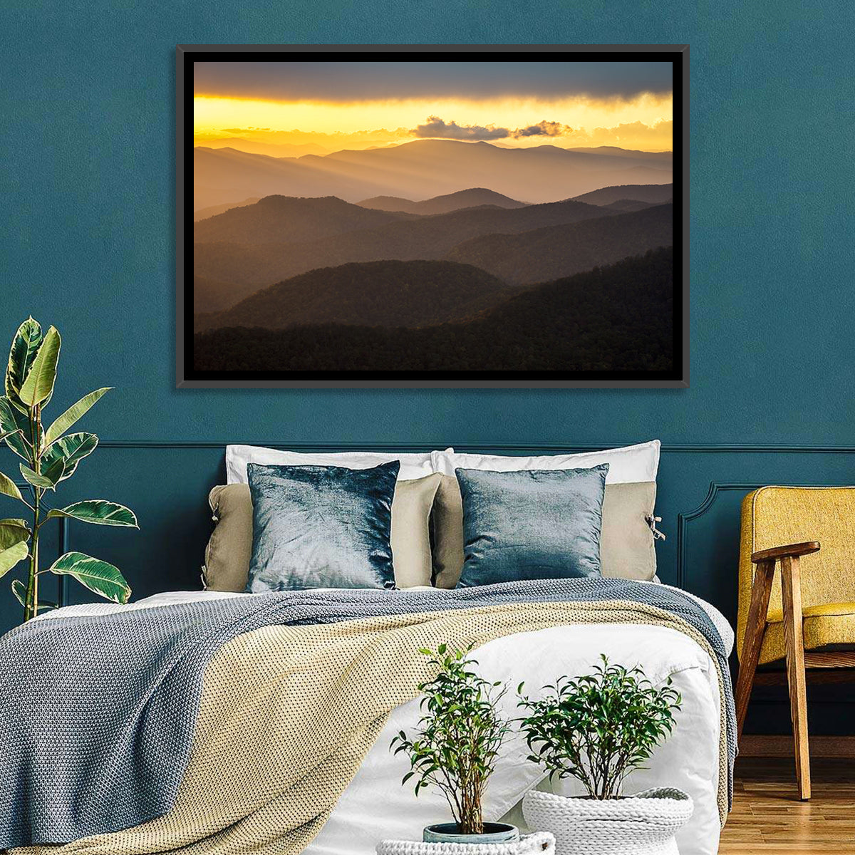 Southern Appalachian Sunset Wall Art