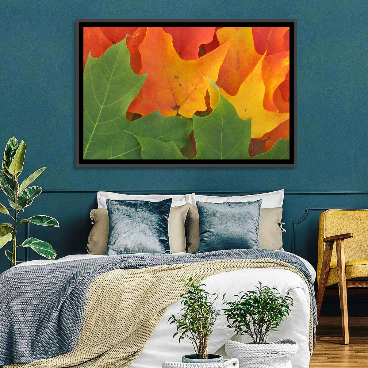 Autumn Maple Leaves Wall Art
