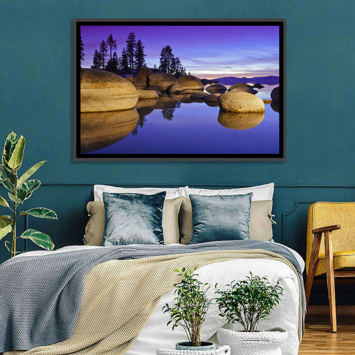 Lake Tahoe Twilight Wall Art