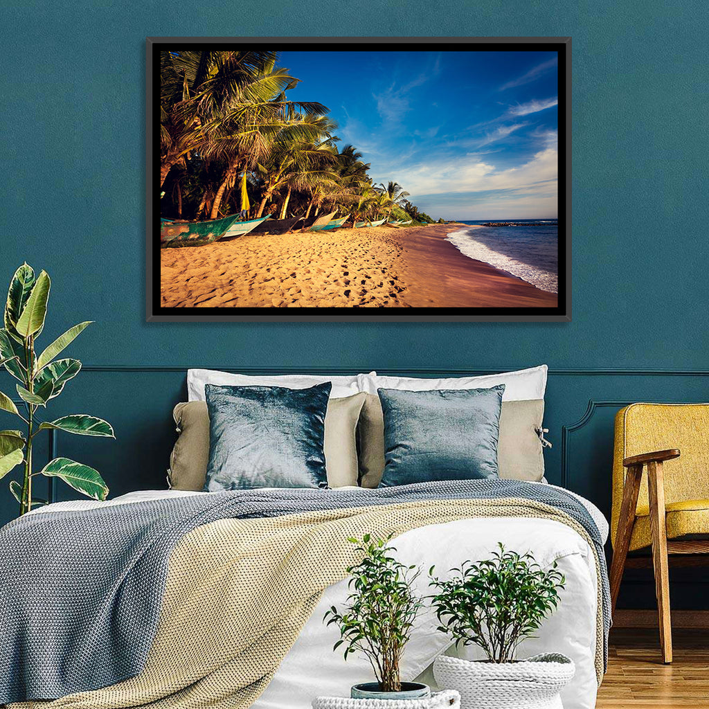 Mirissa Beach Morning Light Wall Art