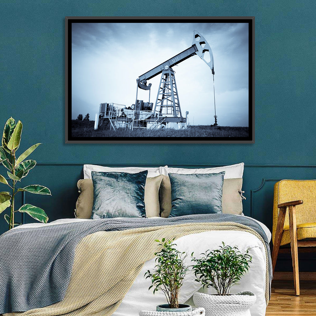 Oil Pump Jack 1211 Wall Art
