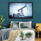 Oil Pump Jack 1211 Wall Art