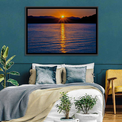 Lake Jocassee Golden Sunrise Wall Art
