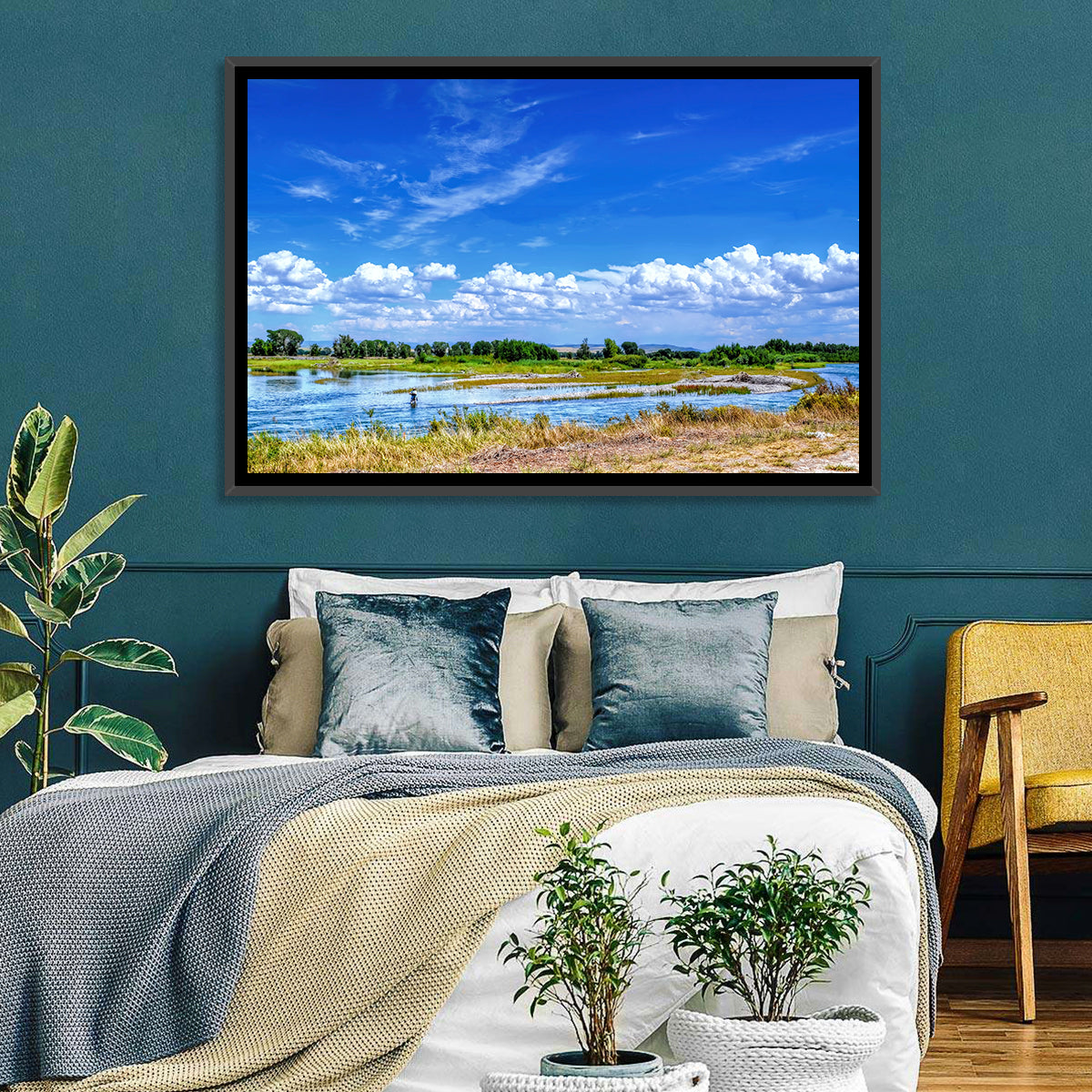 Snake River Fly Fishing, Idaho Wall Art