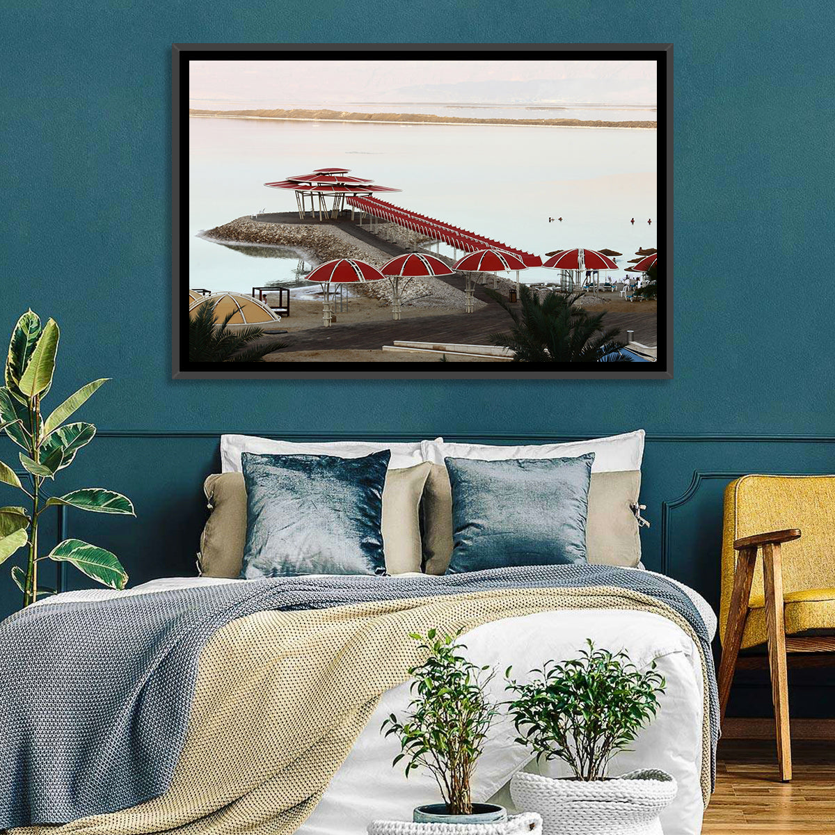 Ein Bokek Dead Sea Boardwalk Wall Art