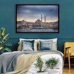 Istanbul Skyline with New Mosque Wall Art