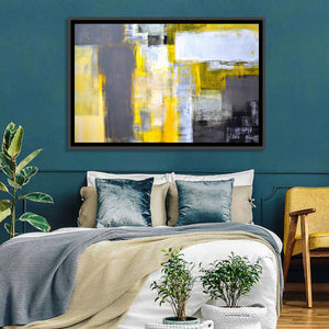 Colors Brush Abstract Wall Art