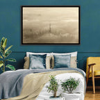 Dubai Haze Over Burj Khalifa Wall Art