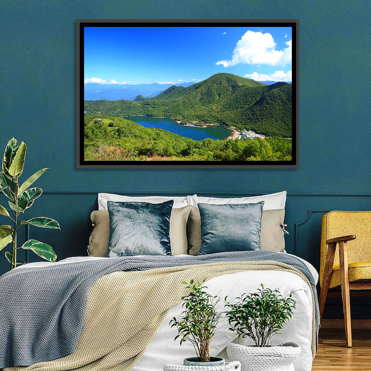 Mount Akagi and Lake Yunoko Wall Art