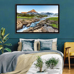 Logan Pass Golden Hour Wall Art