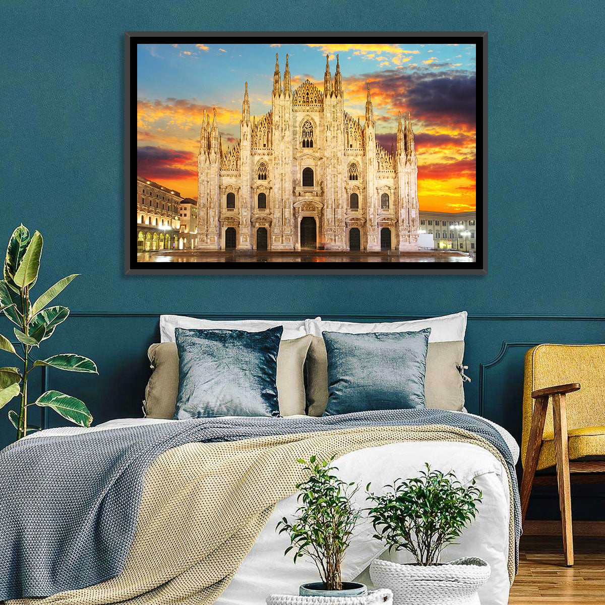 Milan Duomo at Sunset Wall Art
