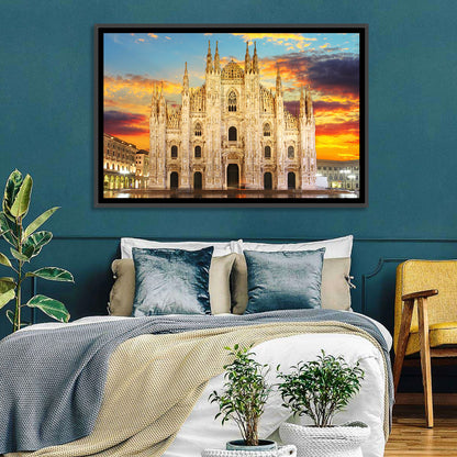 Milan Duomo at Sunset Wall Art