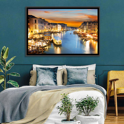 Venice Grand Canal at Dusk Wall Art