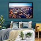 Melbourne Twilight Skyline Wall Art
