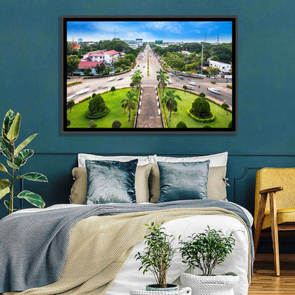 Phnom Penh Independence Monument Boulevard Wall Art