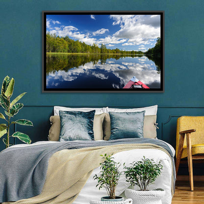 Karelia Kayak Reflection Wall Art