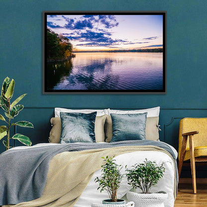 Lake Wylie Sunset Reflection Wall Art