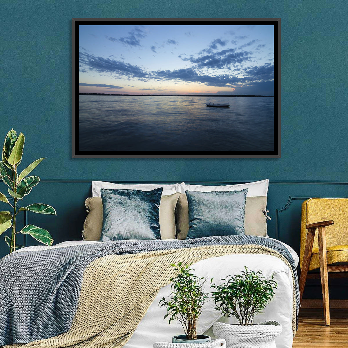 Lake Okoboji at Twilight Wall Art