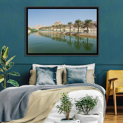 Palm Lake Reflections Wall Art