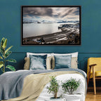 Kleifarvatn Black Sand Shore Wall Art