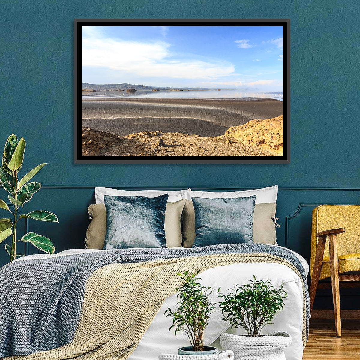 Lake Natron Flamingos Wall Art