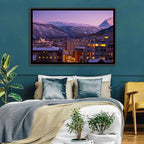 Tromsø Twilight Cityscape Wall Art