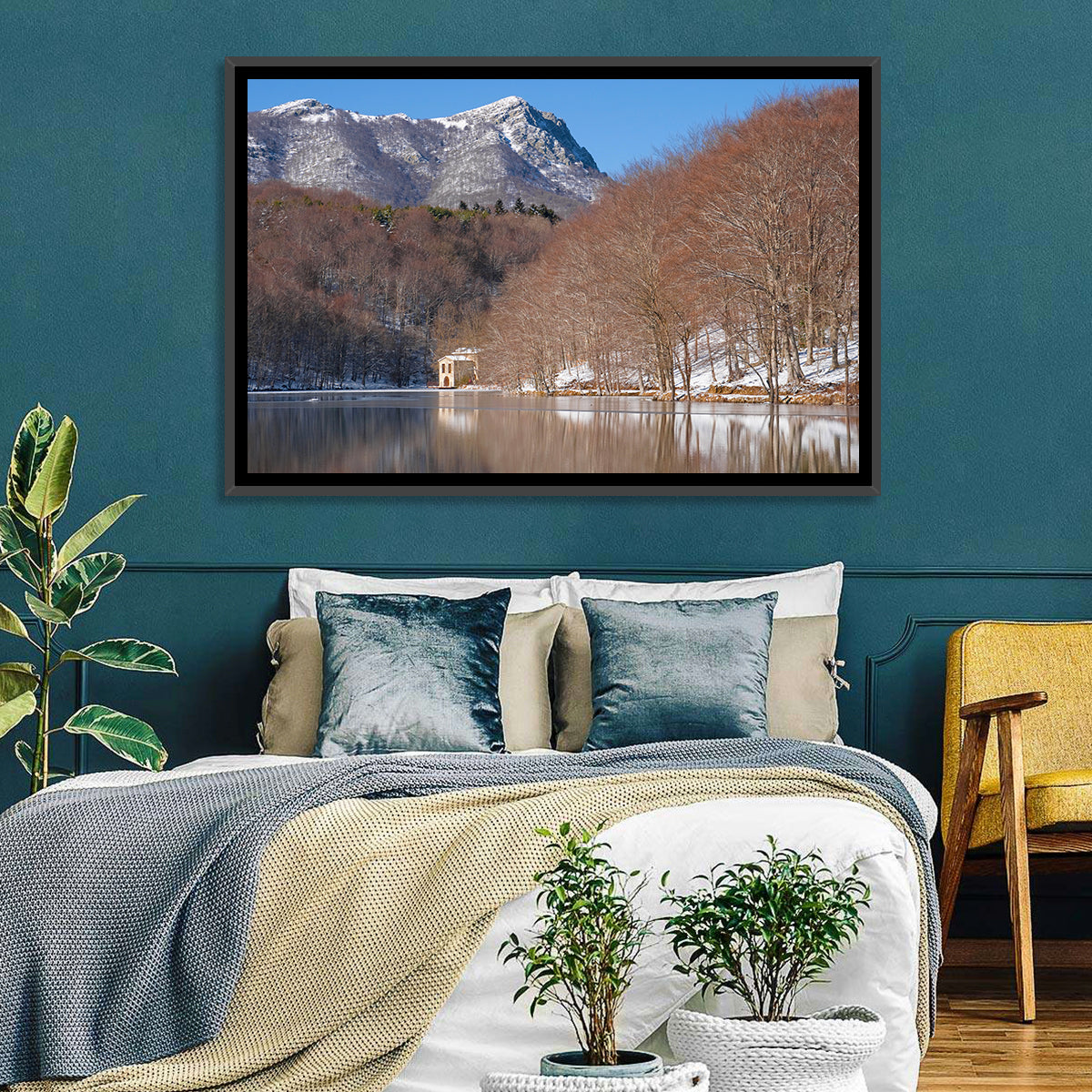 Lake Santa Fe Del Montseny Wall Art